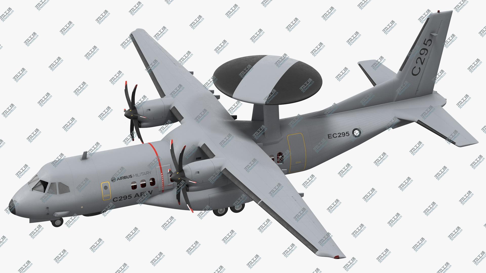 images/goods_img/20210313/Airbus C295 Airborne Early Warning and Control Aircraft 3D model/1.jpg